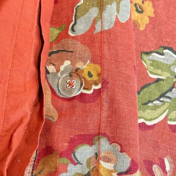 Pottery Barn Vanessa Floral Palampore Duvet Cover Red Queen 2 Std Shams 3PCS Set - Picture 6 of 10